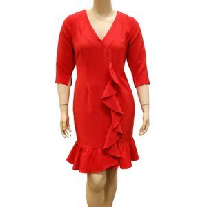 Eloquii Ruffle Front Dress